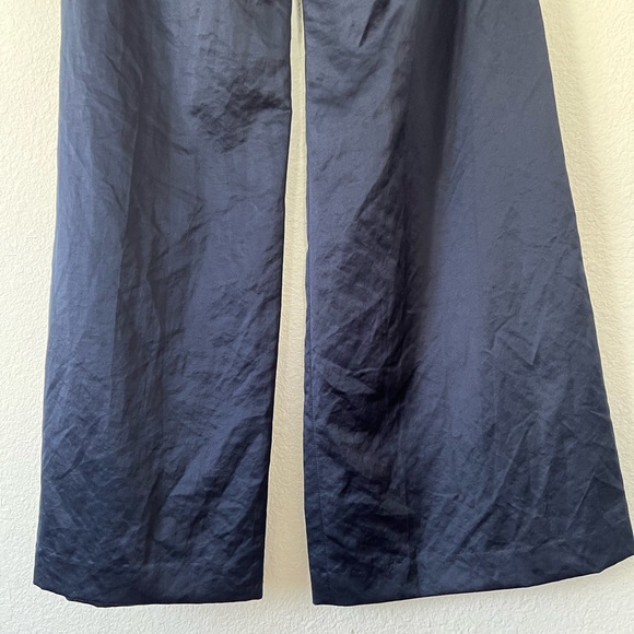 NWT Alice+Olivia wide leg shimmer satin pants 2. - Picture 7 of 16